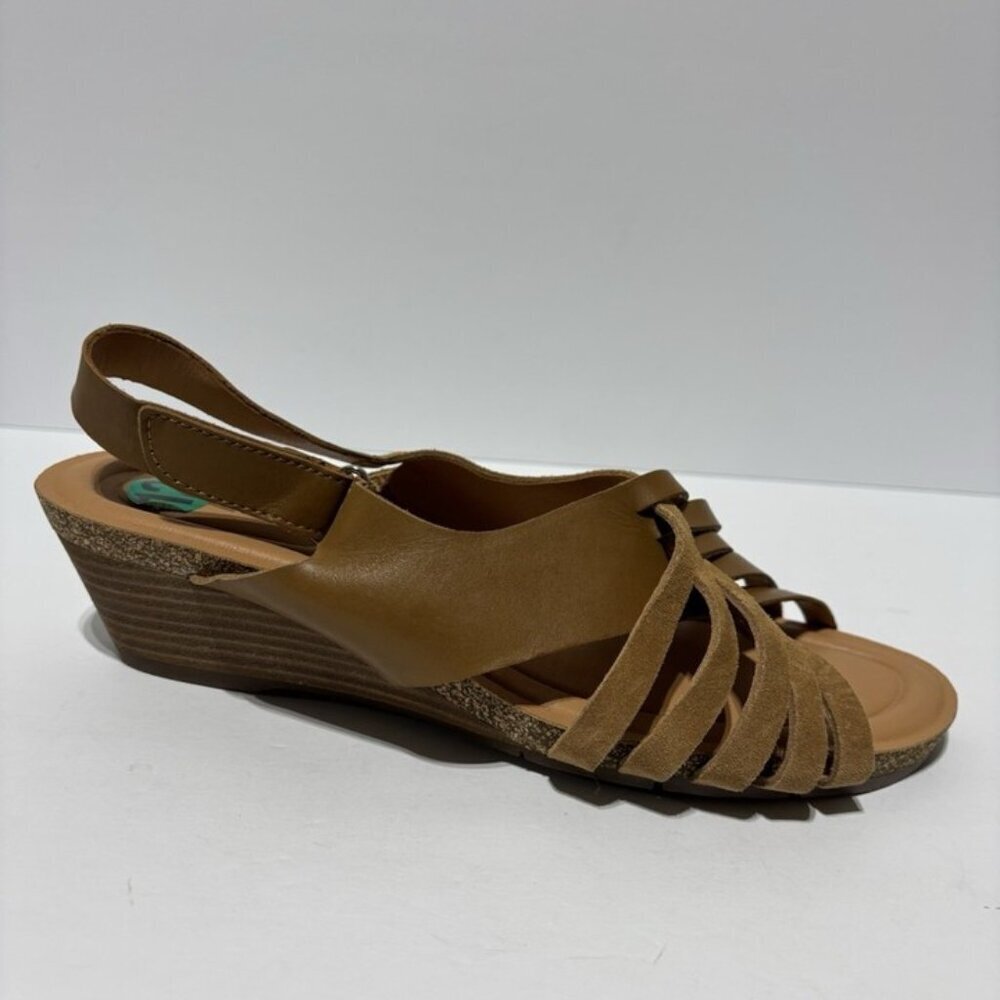 Earth Women’s Ethartie Brown Wedge Sandals, Size 12 M